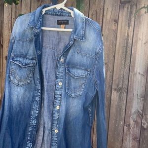 100% cotton denim long sleeve from True religion
